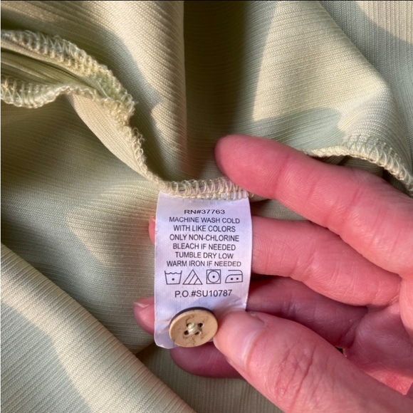 CUBAVERA Men’s Light Lime Textured Polo Golf Shirt Pineapple Embroidered Logo XL - Picture 11 of 16